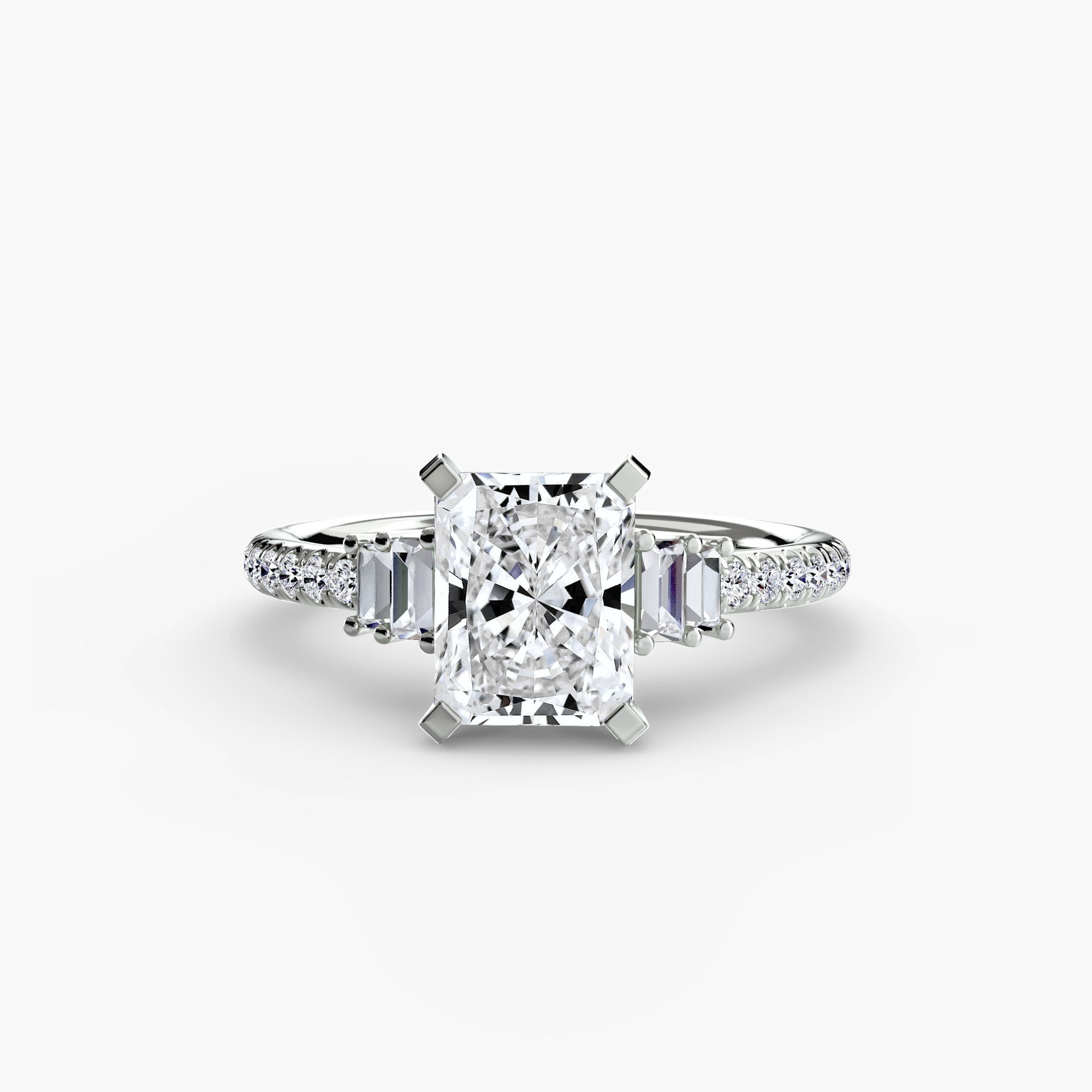 Tulum Solitaire with Pavé Band