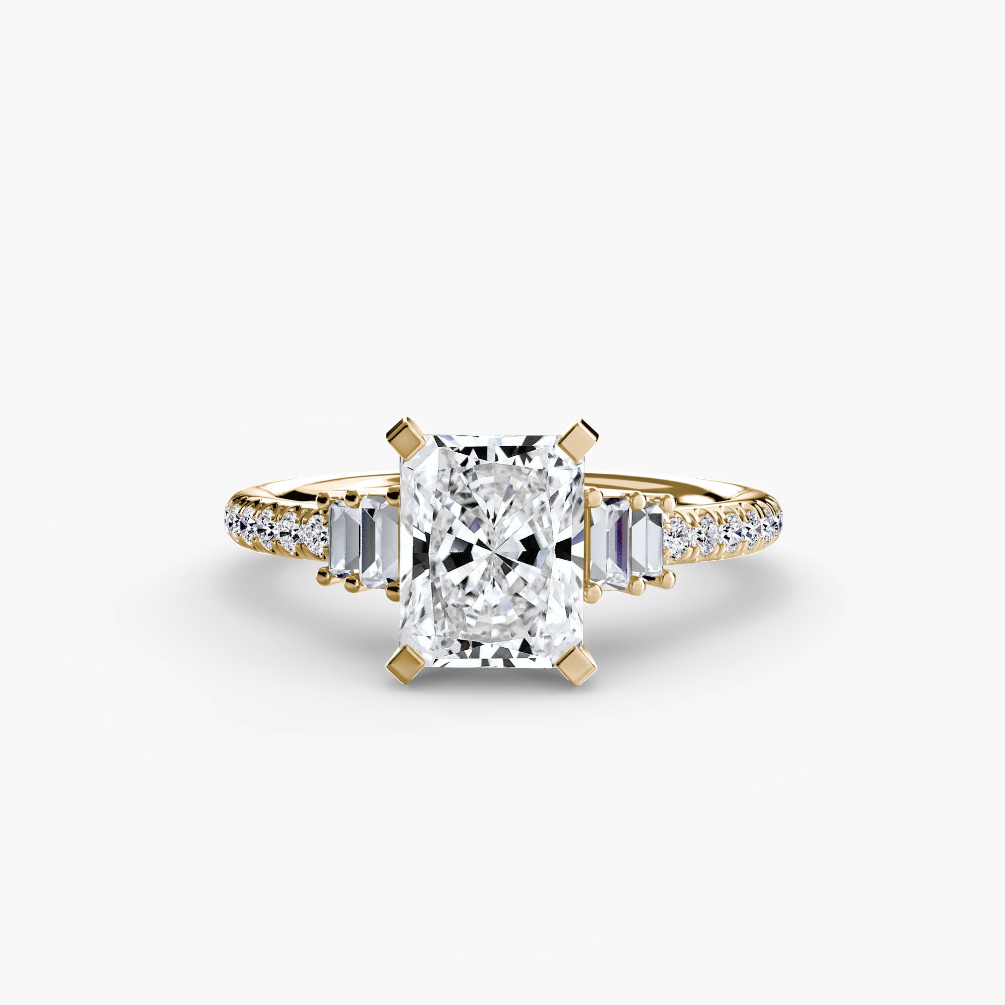 Tulum Solitaire with Pavé Band