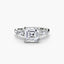 The Floral Accent Solitaire