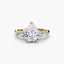 The Floral Accent Solitaire