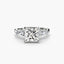 The Floral Accent Solitaire