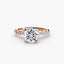 The Floral Accent Solitaire