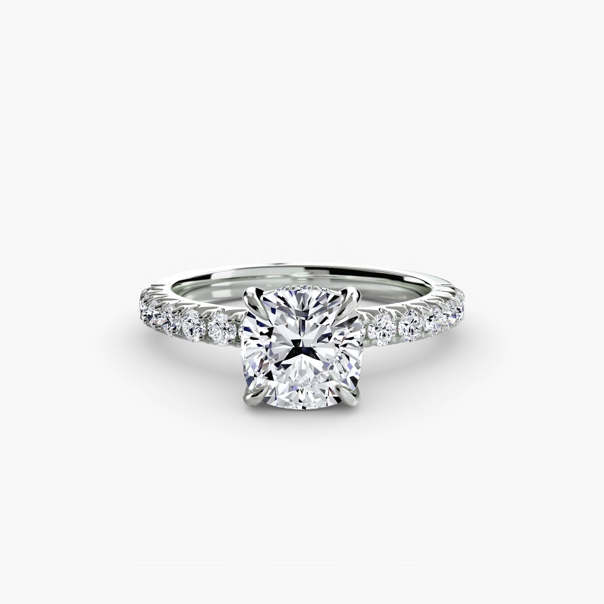 Ravello Solitaire with Pavé Band