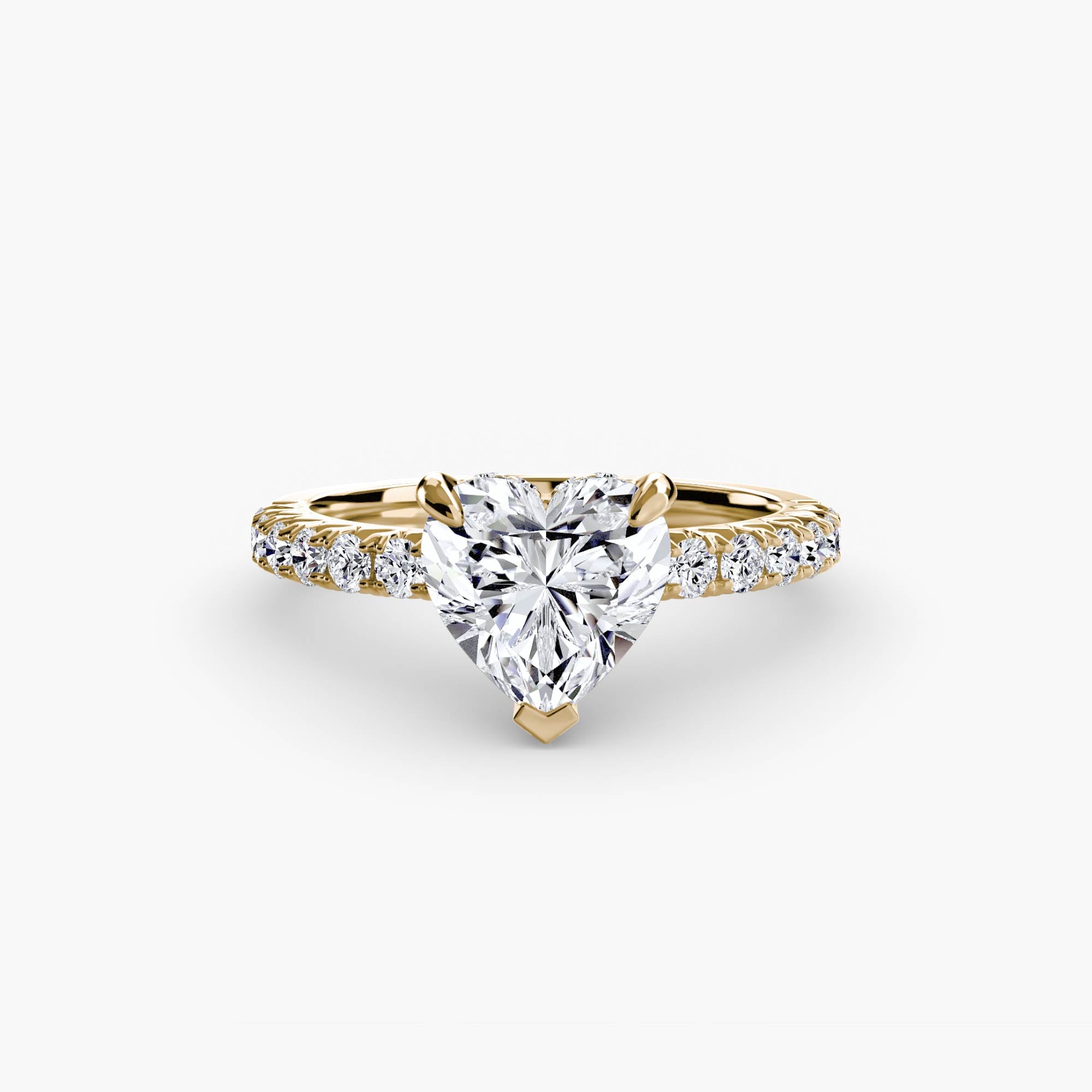 Ravello Solitaire with Pavé Band