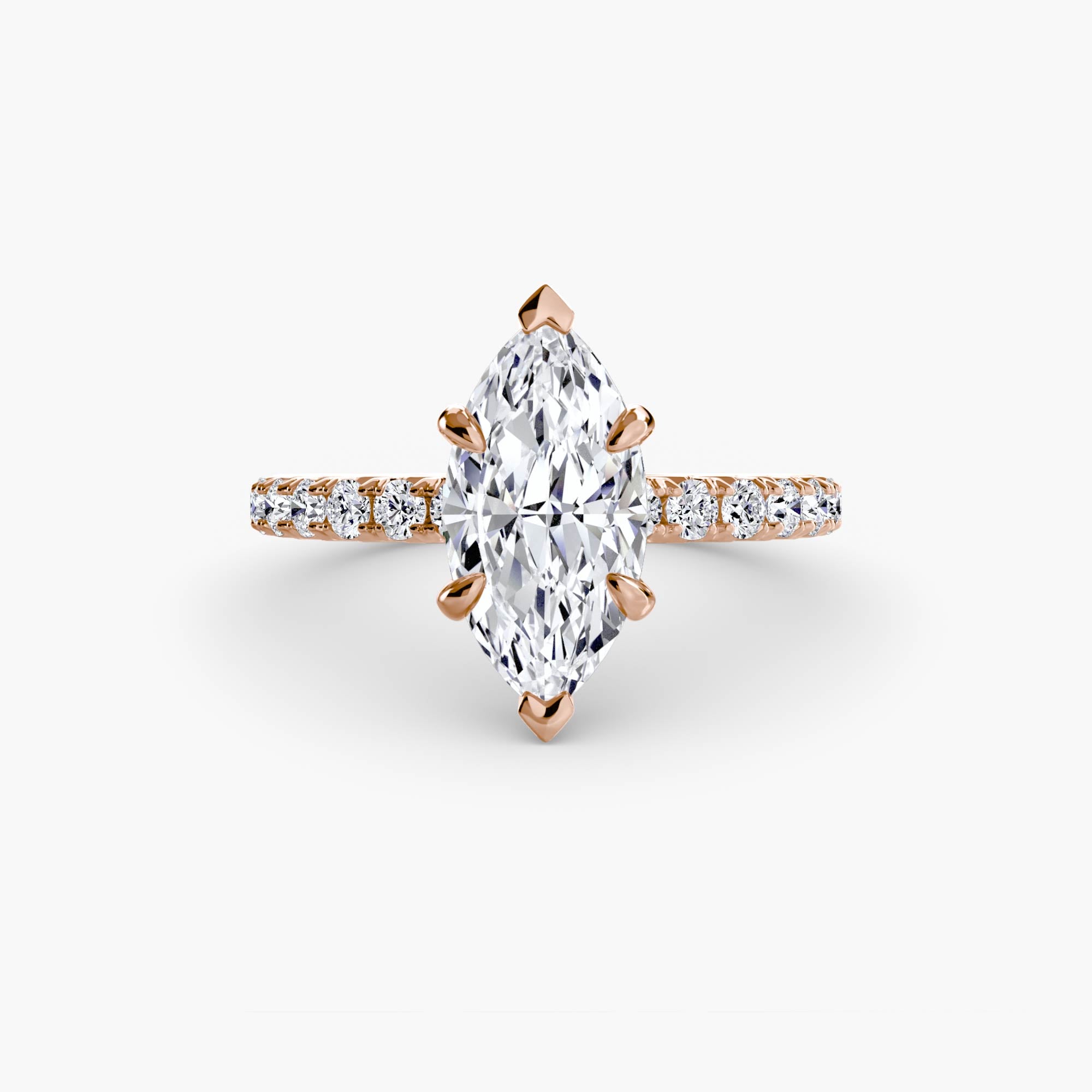 Ravello Solitaire with Pavé Band