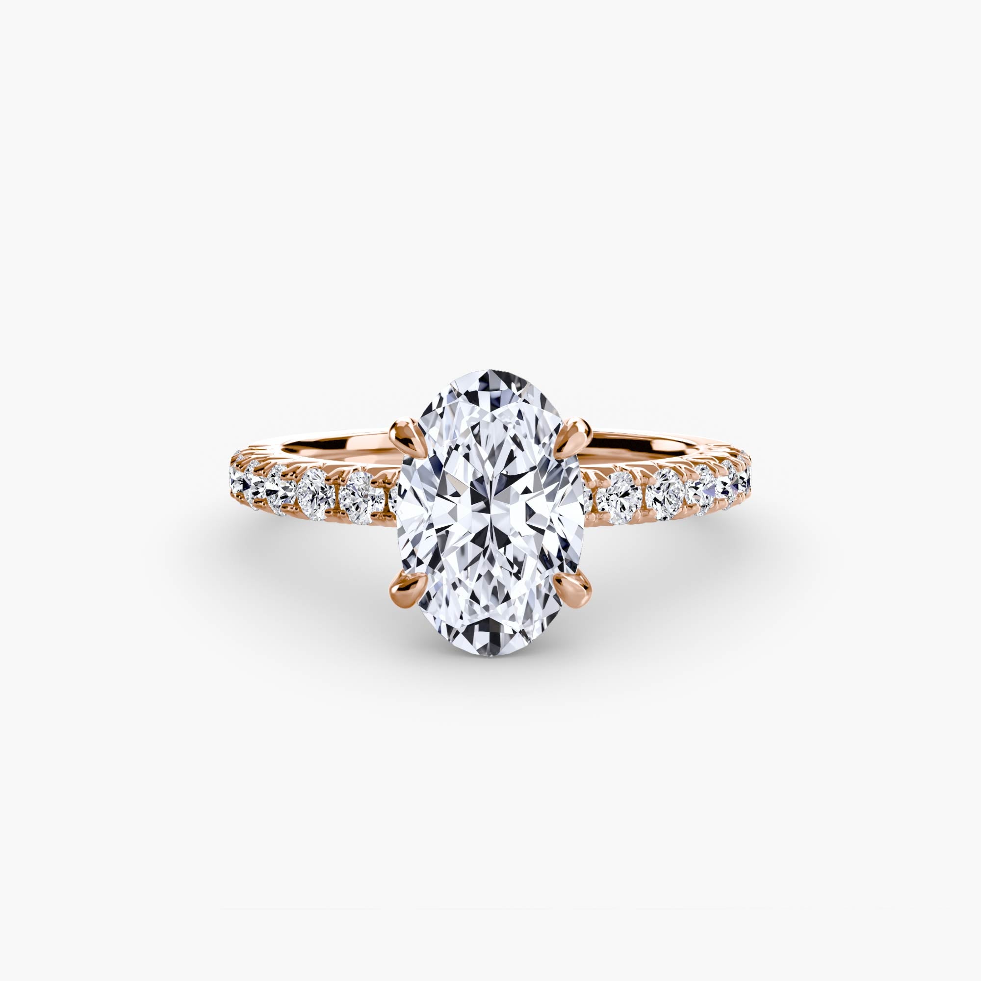 Ravello Solitaire with Pavé Band