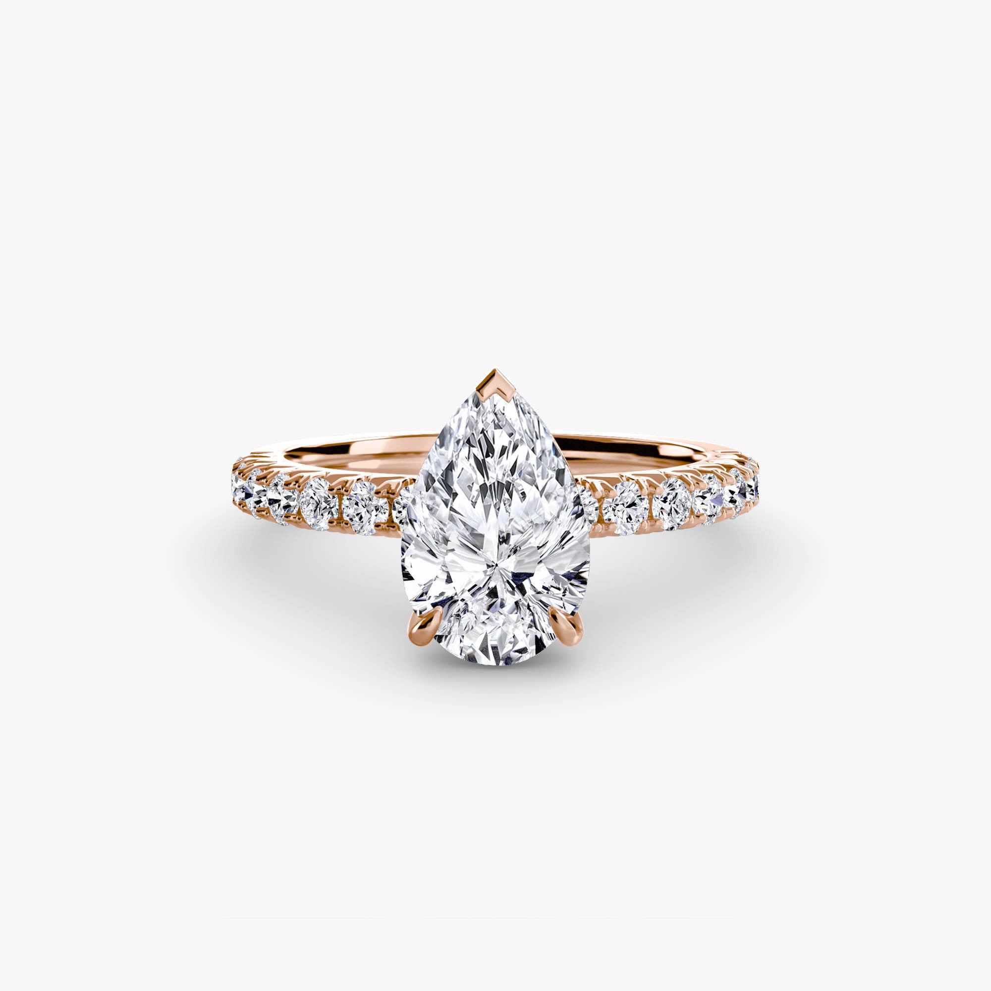 Ravello Solitaire with Pavé Band