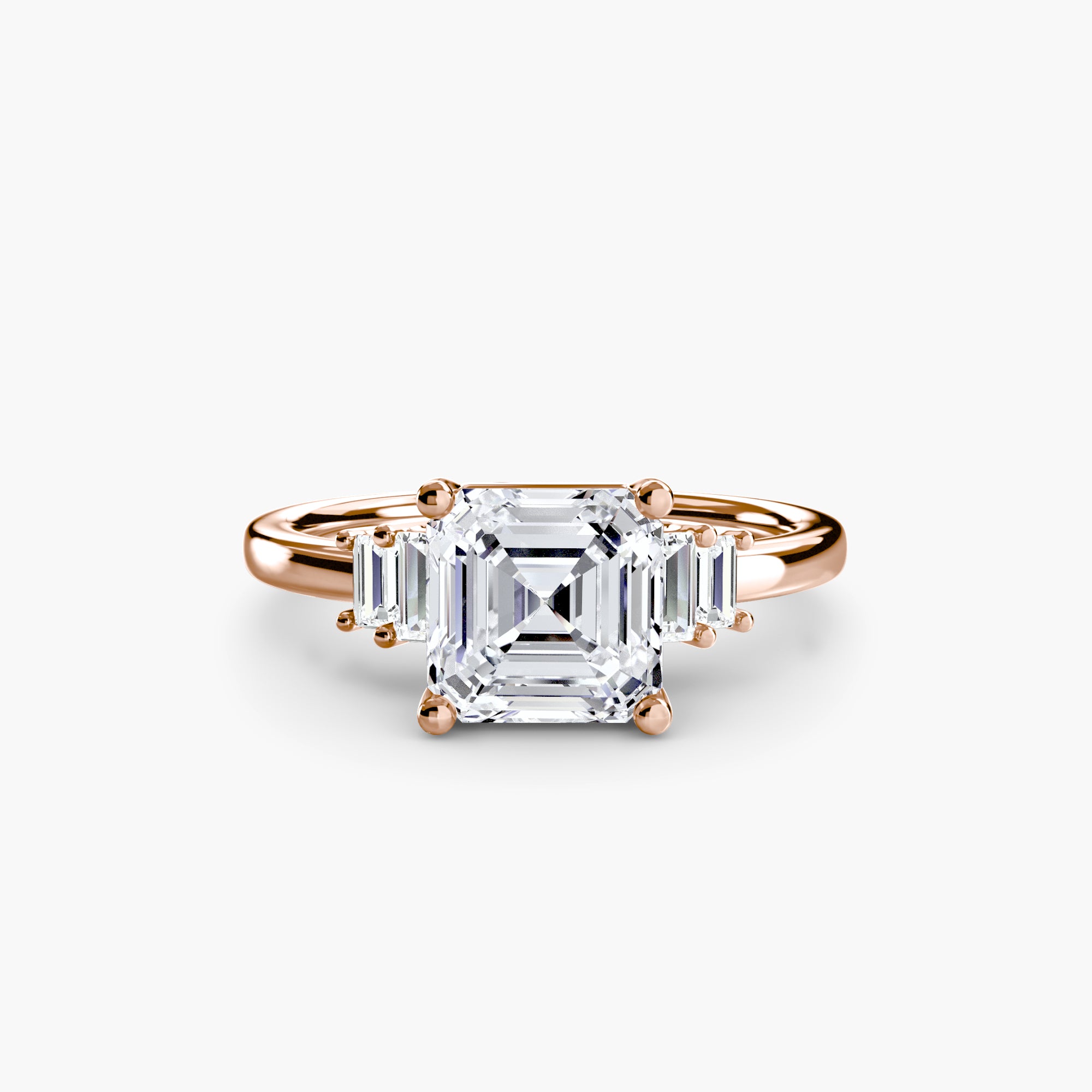 Saint-Tropez Baguette Accent Solitaire