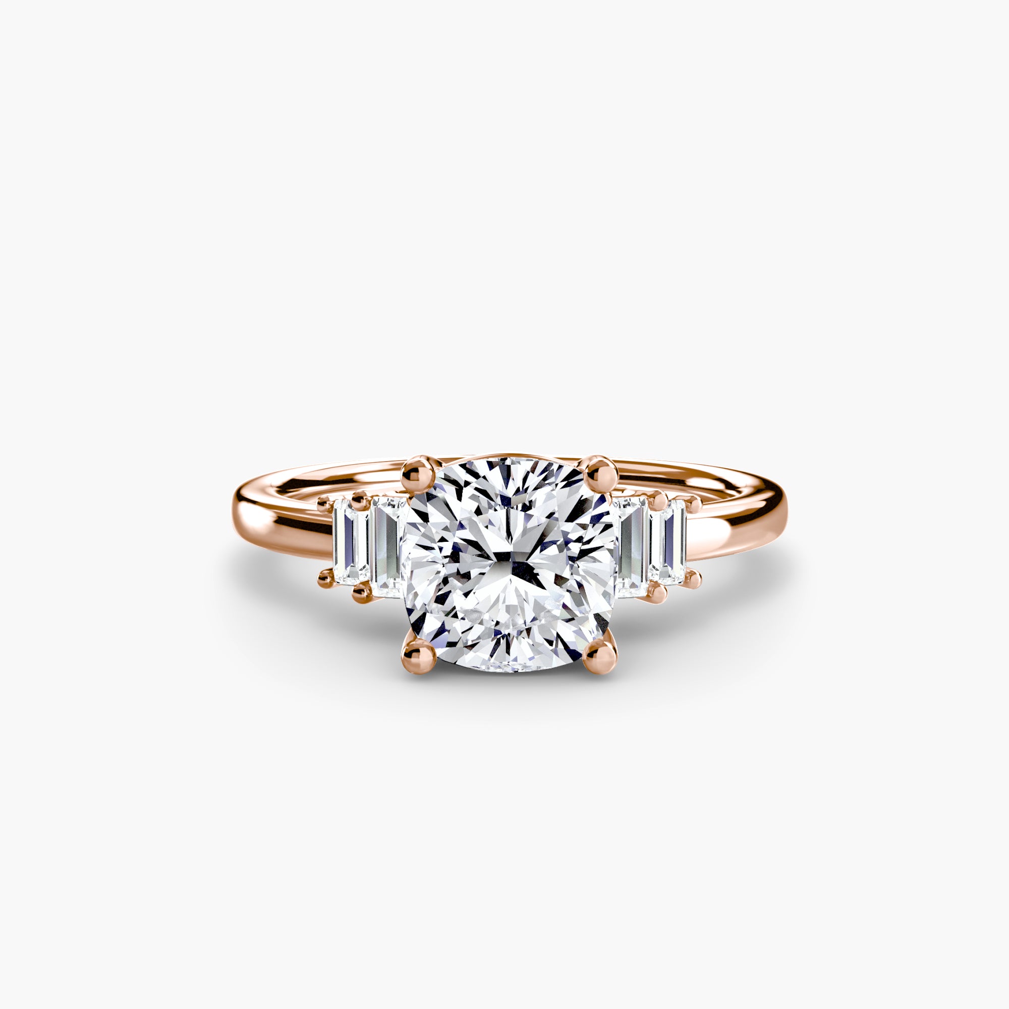 Saint-Tropez Baguette Accent Solitaire