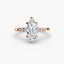 Solitaire with Shoulder Accents