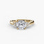 Solitaire with Cluster Shoulders 2