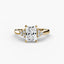 Solitaire with Cluster Shoulders 2