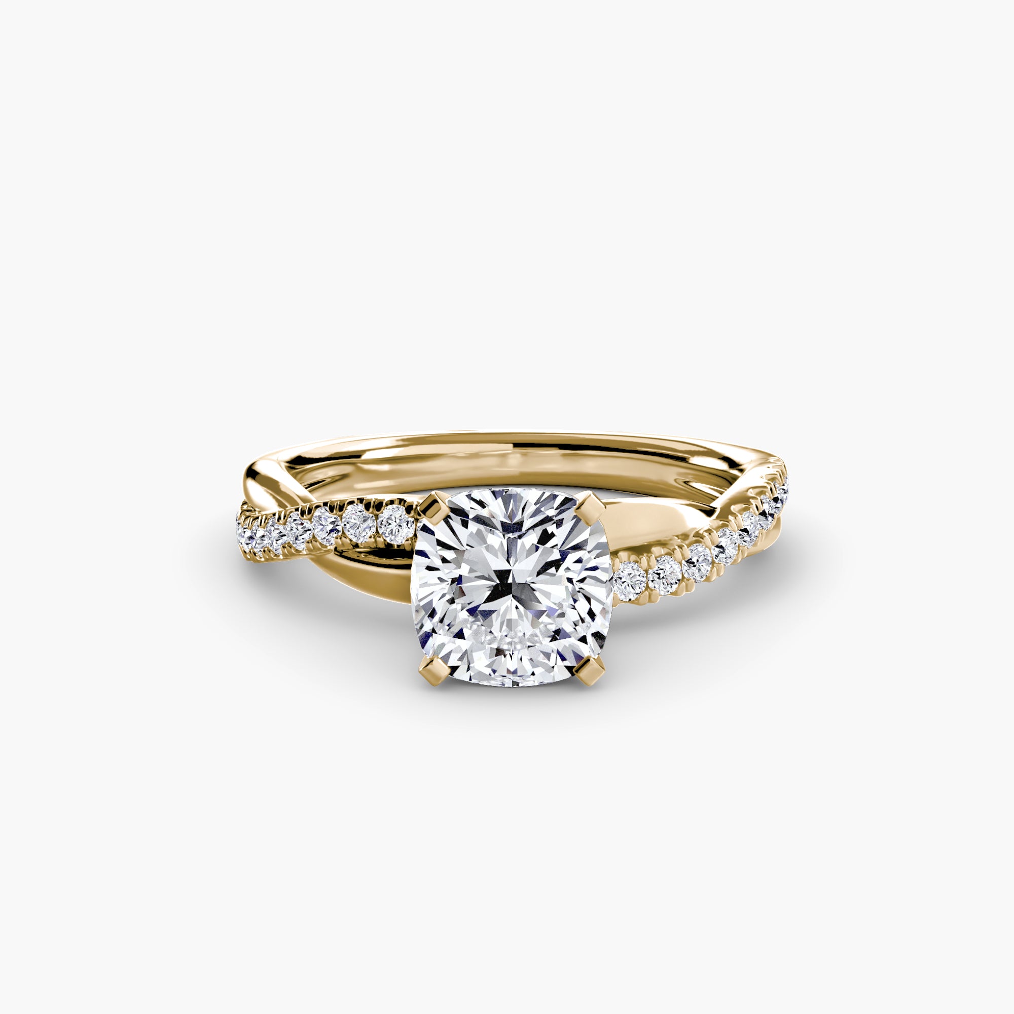 Sorrento Twist Pavé Setting