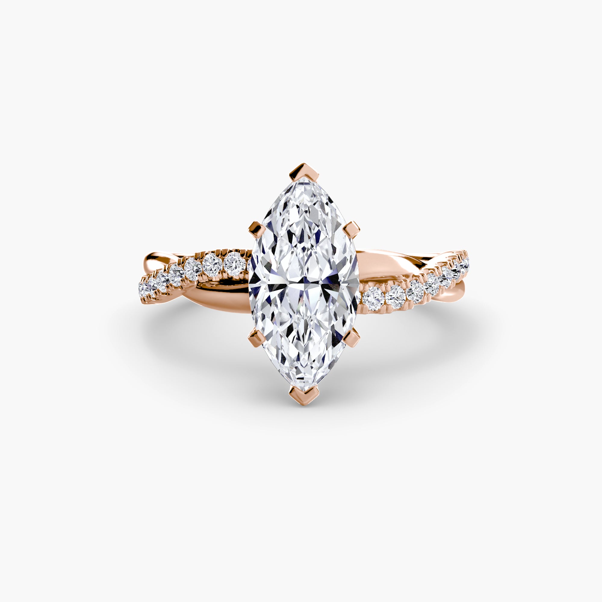 Sorrento Twist Pavé Setting