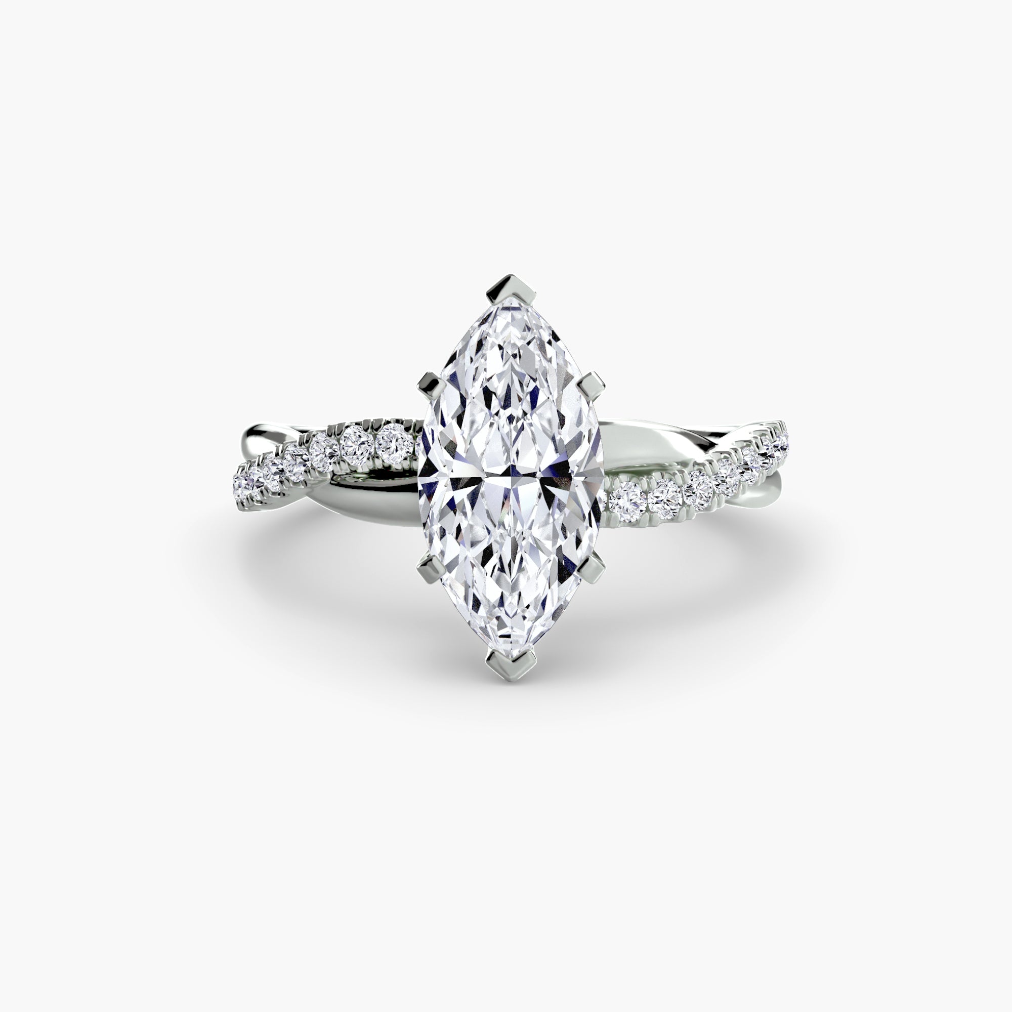 Sorrento Twist Pavé Setting