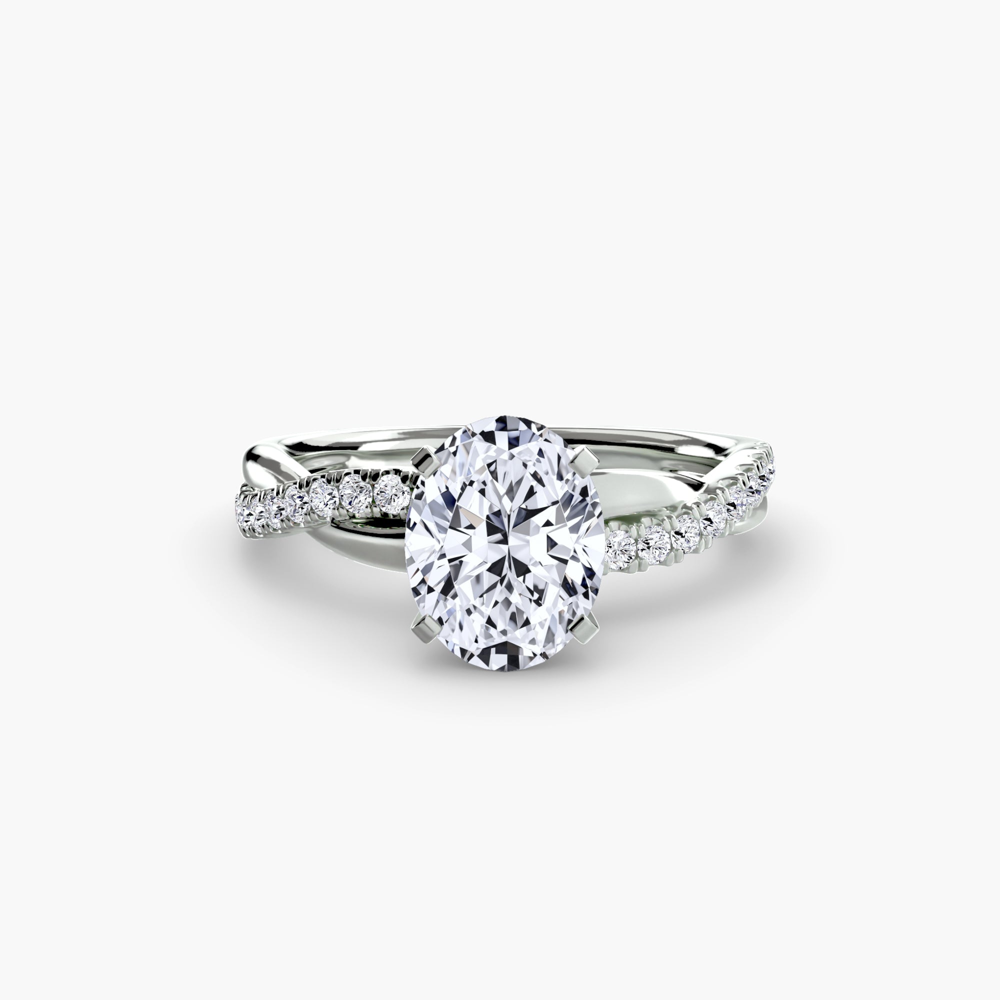 Sorrento Twist Pavé Setting