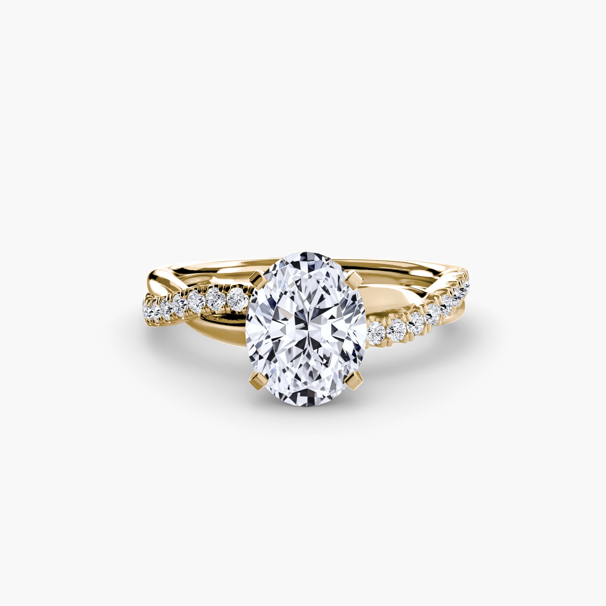 Sorrento Twist Pavé Setting