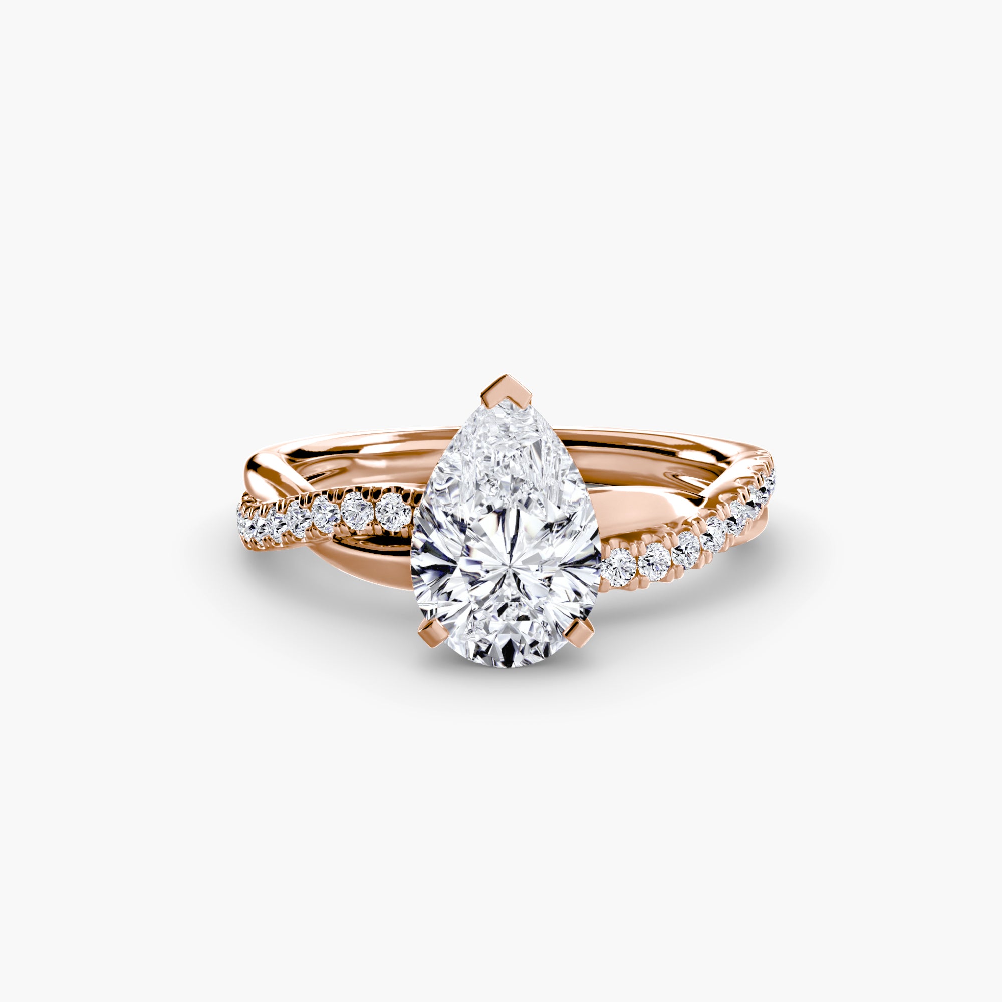 Sorrento Twist Pavé Setting