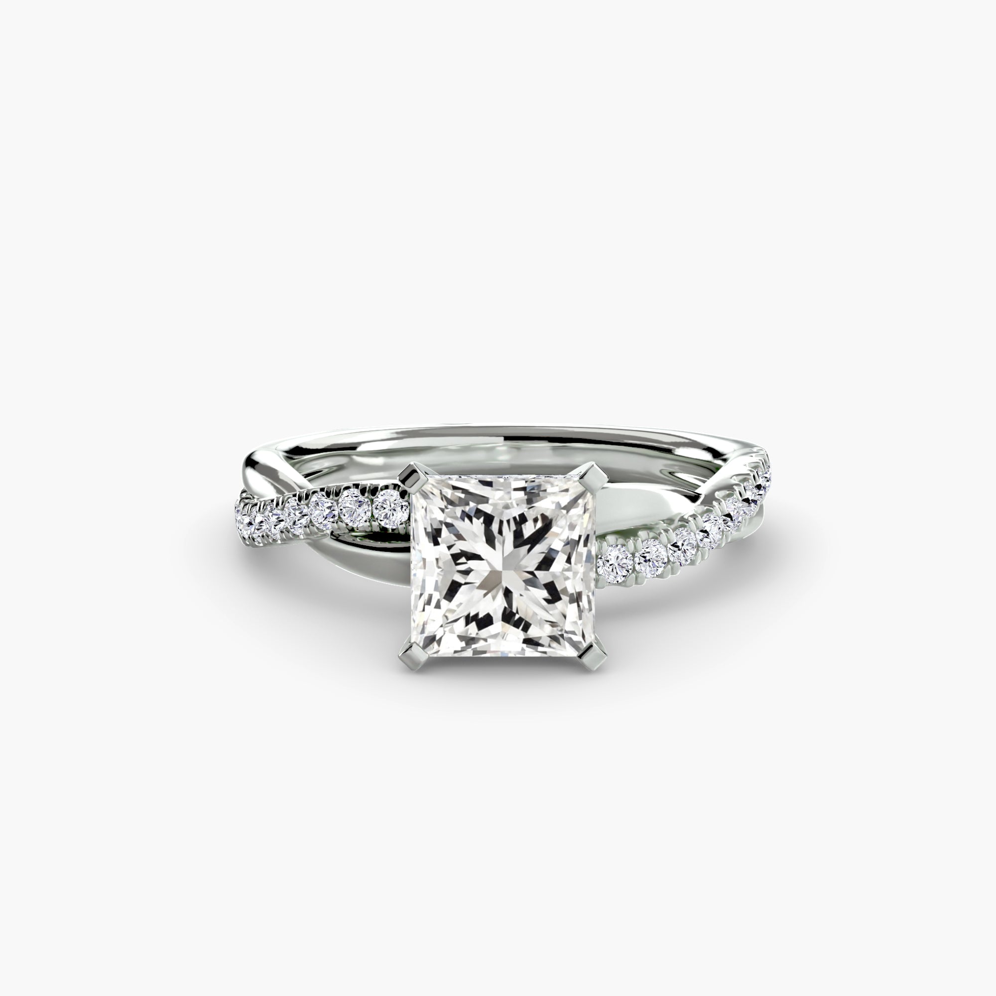 Sorrento Twist Pavé Setting