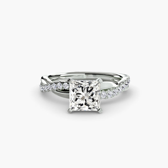 Sorrento Twist Pavé Setting