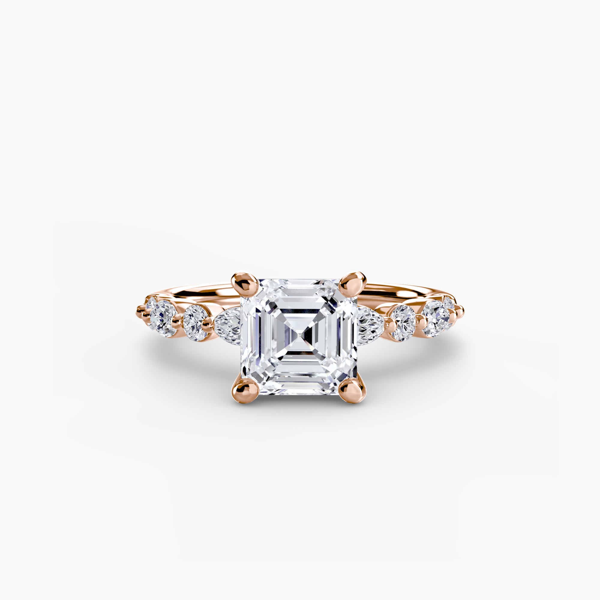 Venice Solitaire with Eternity Pavé