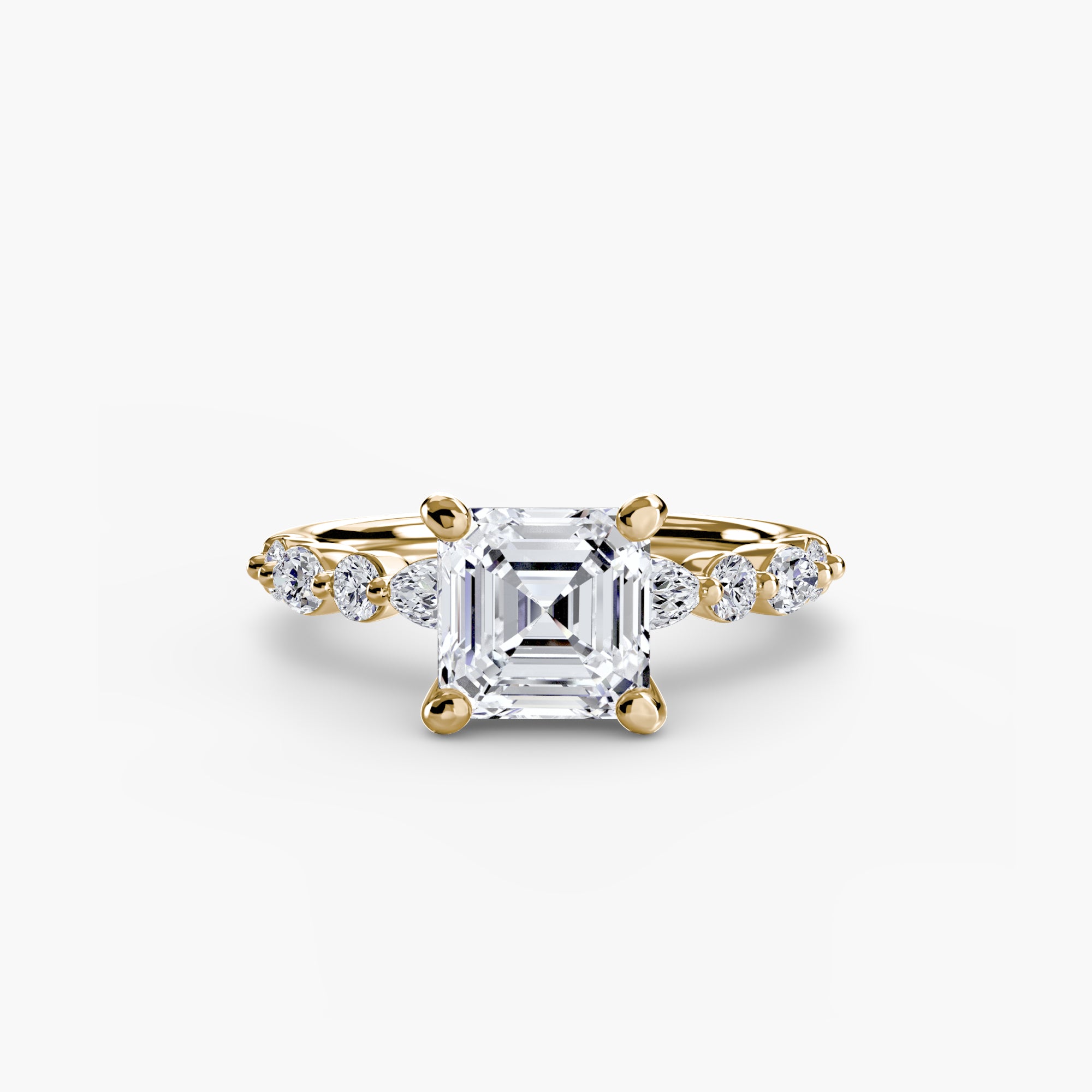 Venice Solitaire with Eternity Pavé