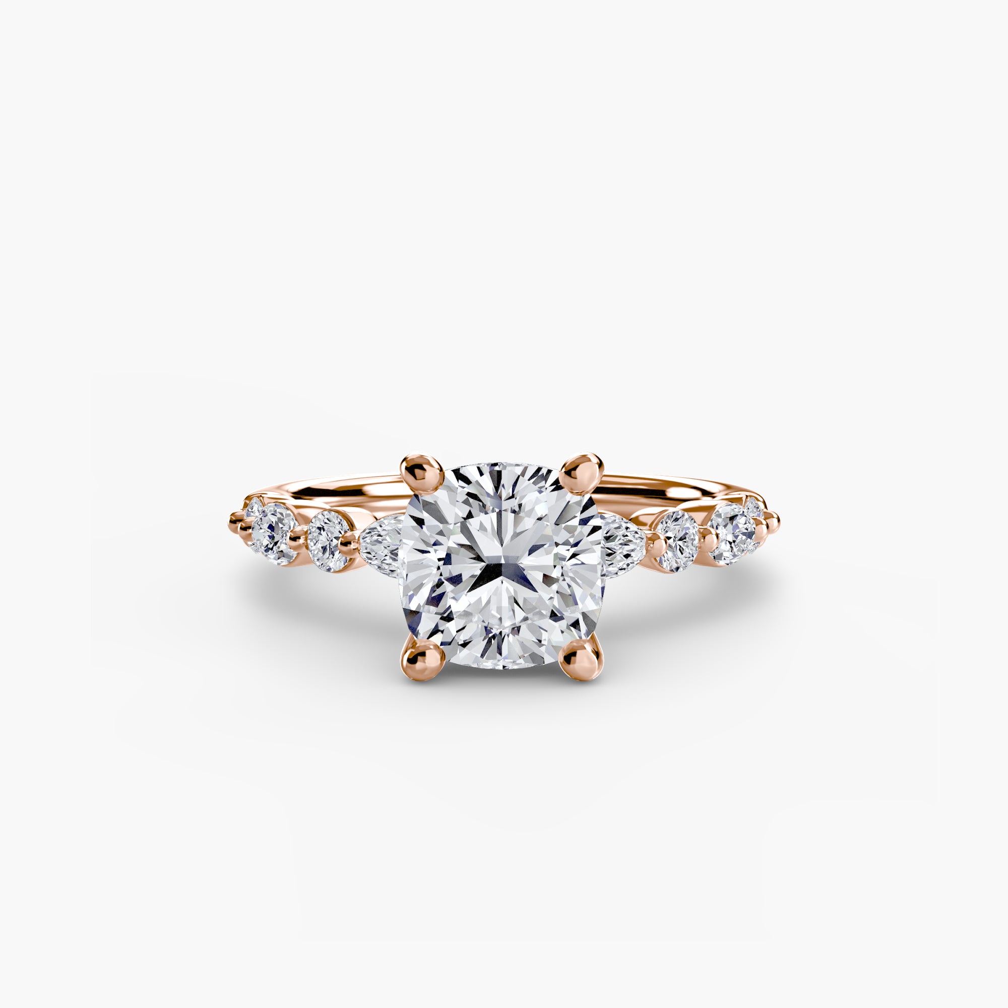Venice Solitaire with Eternity Pavé