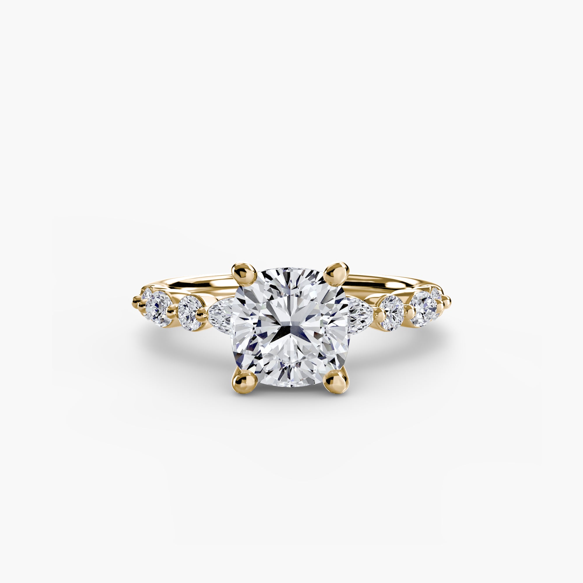 Venice Solitaire with Eternity Pavé