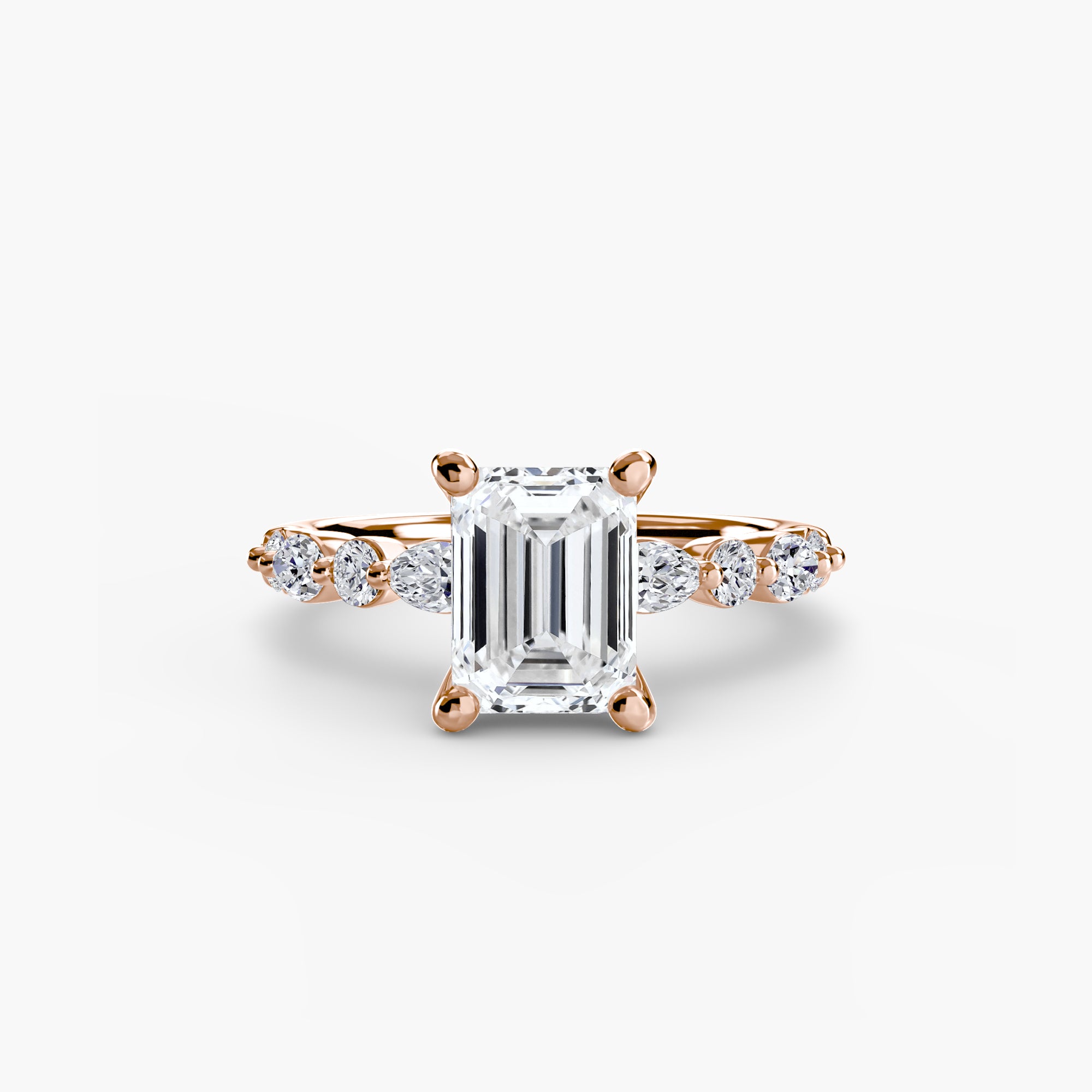 Venice Solitaire with Eternity Pavé