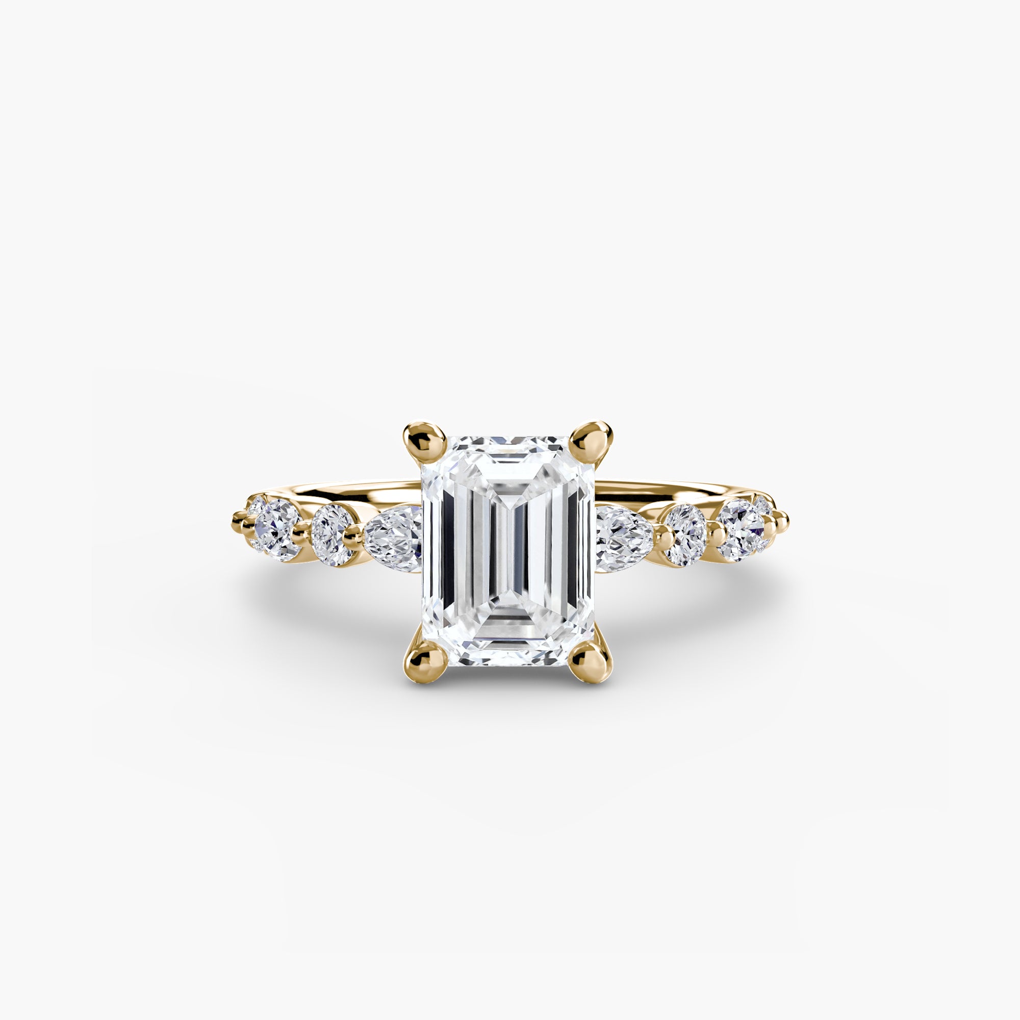 Venice Solitaire with Eternity Pavé