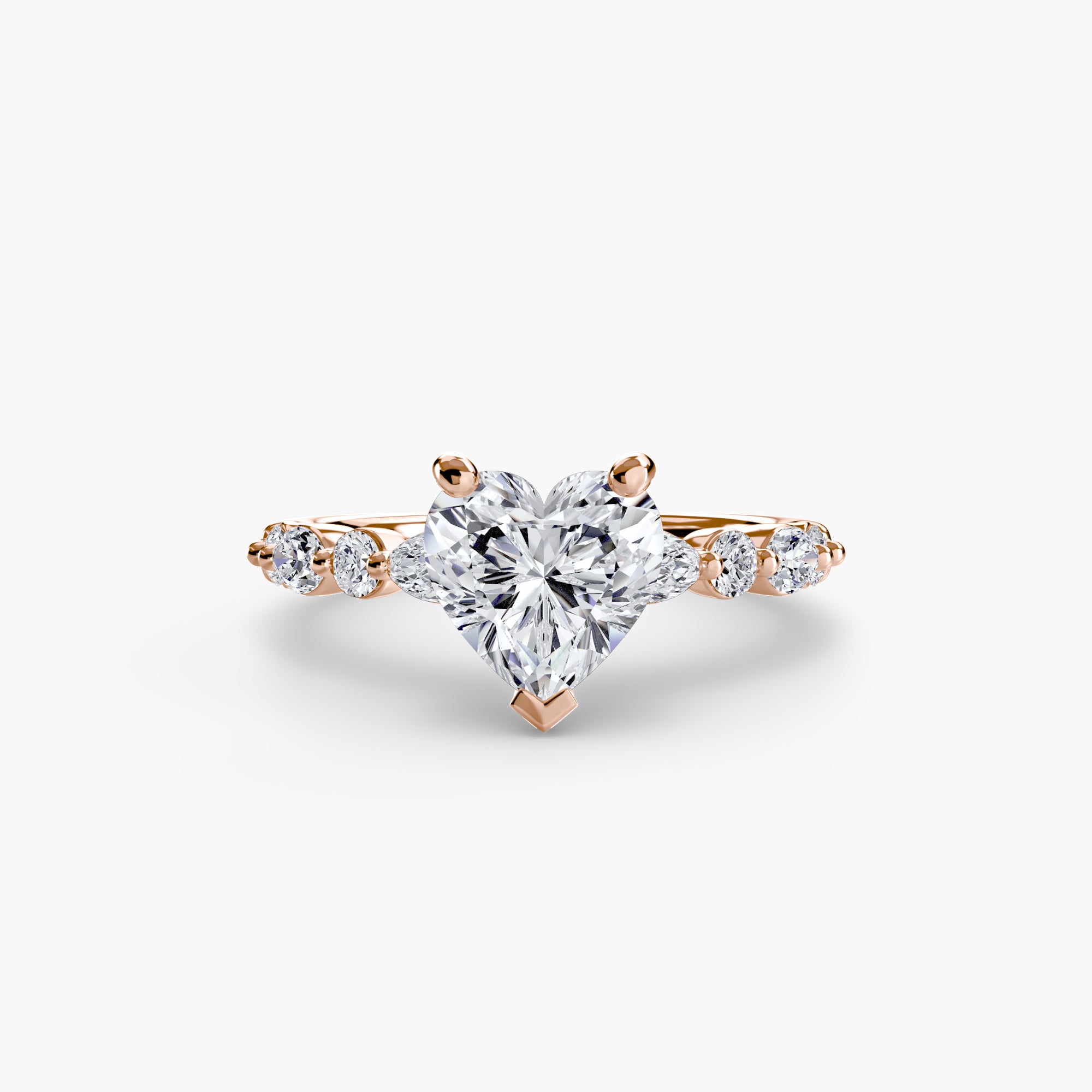 Venice Solitaire with Eternity Pavé