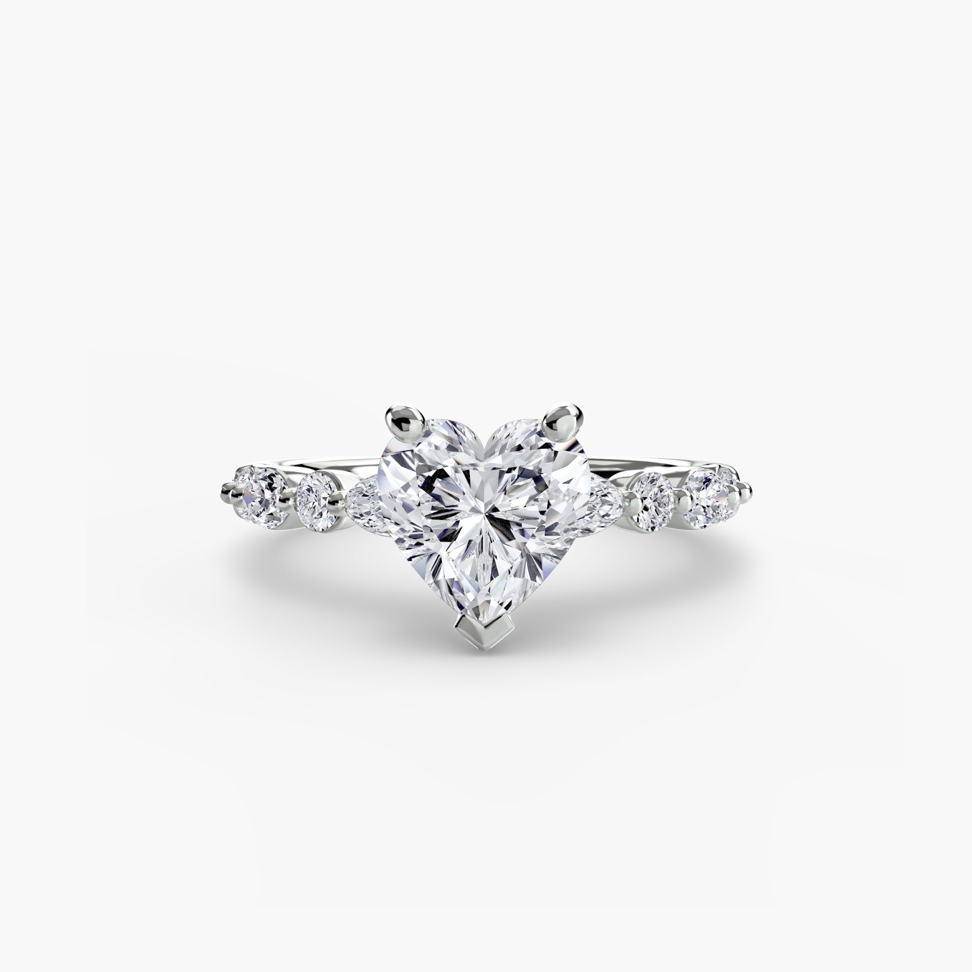 Venice Solitaire with Eternity Pavé