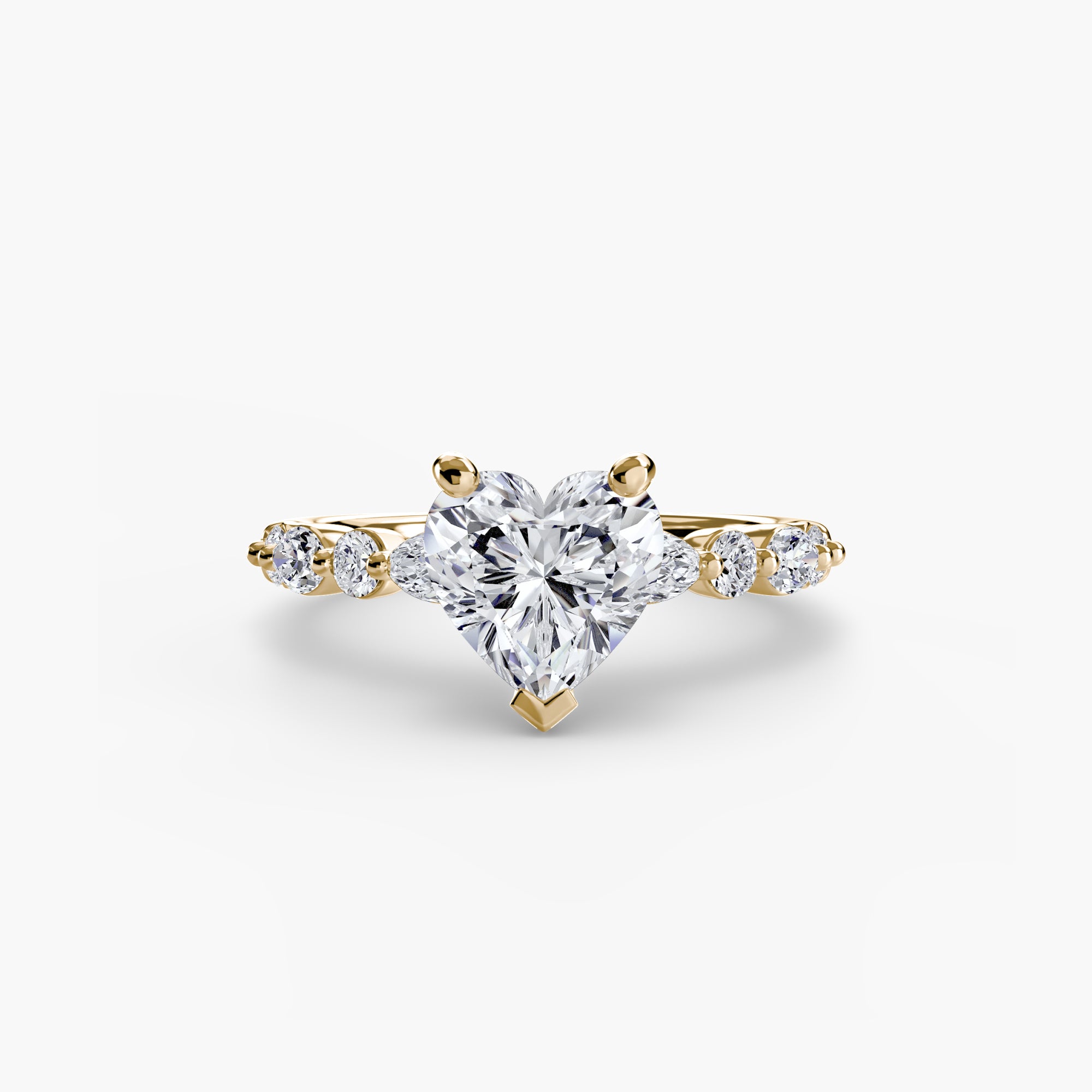 Venice Solitaire with Eternity Pavé