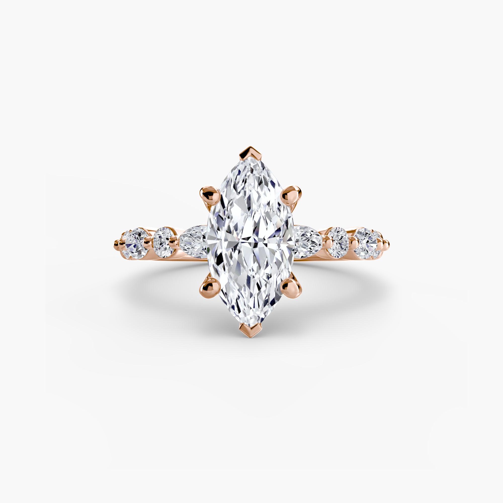 Venice Solitaire with Eternity Pavé
