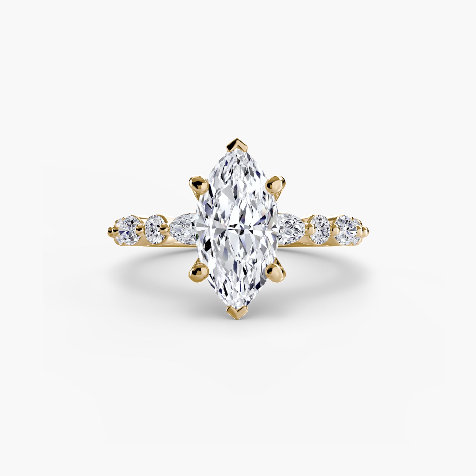 Venice Solitaire with Eternity Pavé