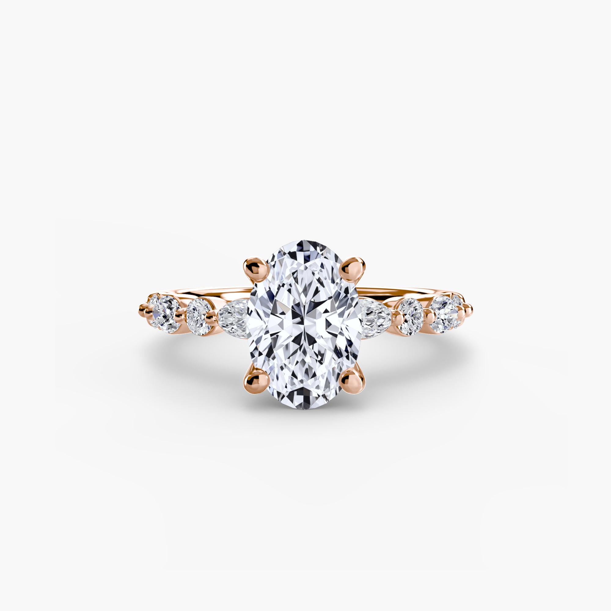 Venice Solitaire with Eternity Pavé