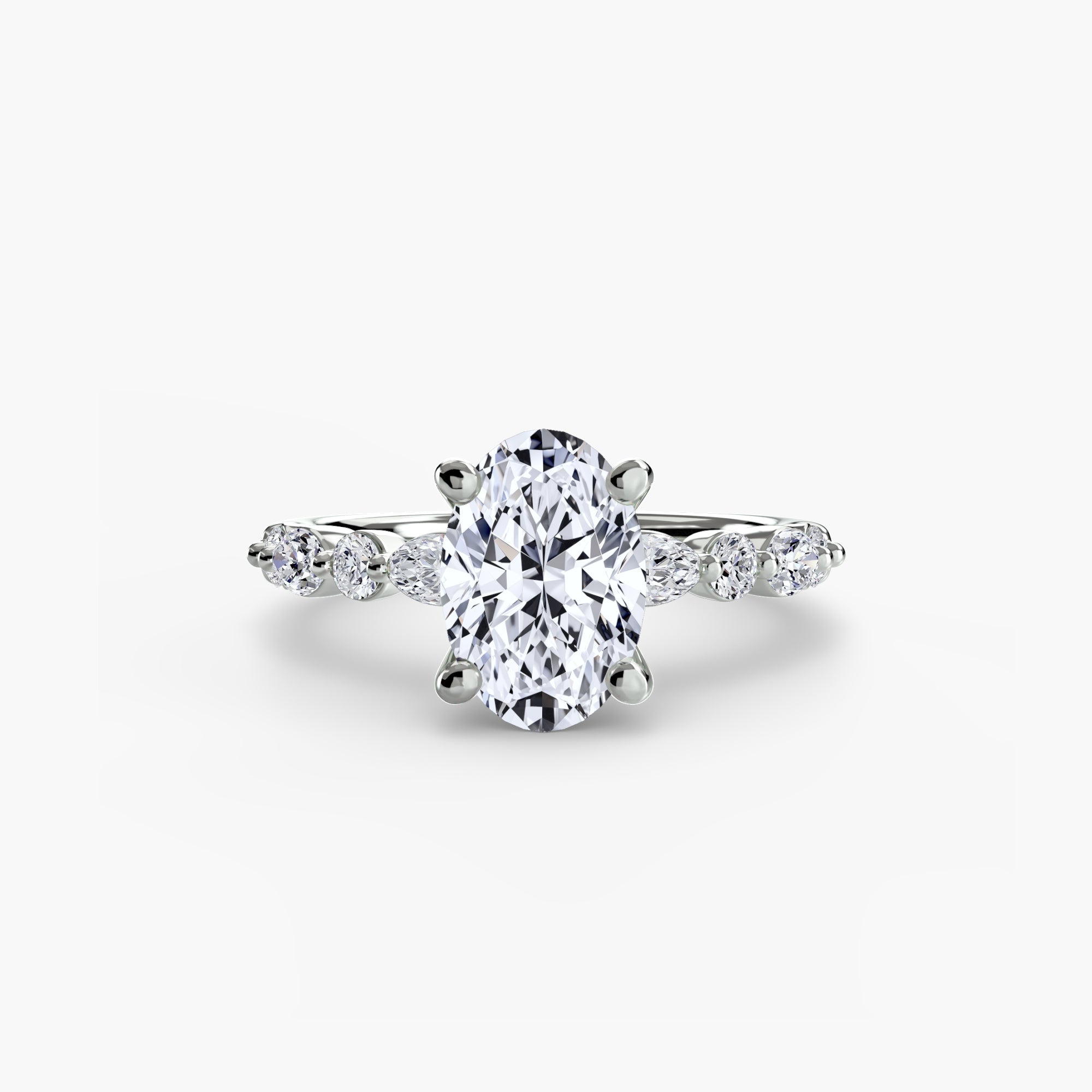 Venice Solitaire with Eternity Pavé