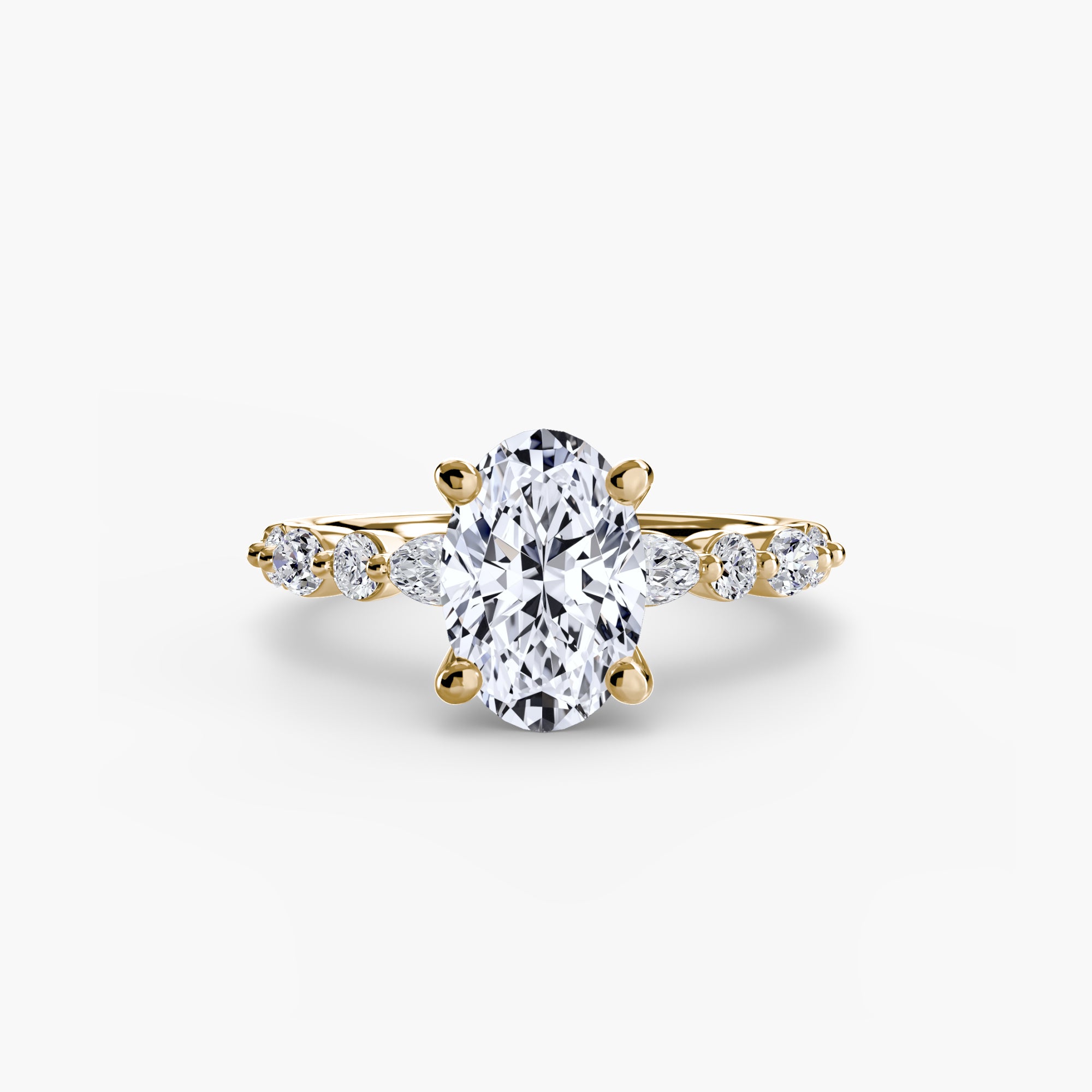 Venice Solitaire with Eternity Pavé