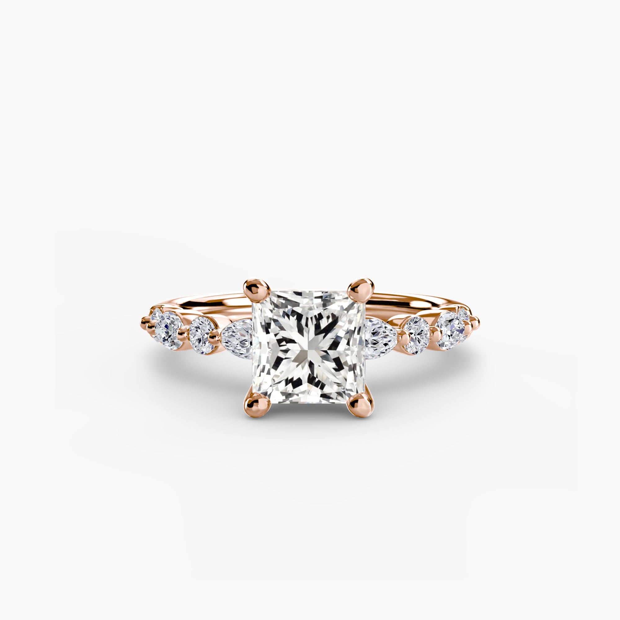 Venice Solitaire with Eternity Pavé