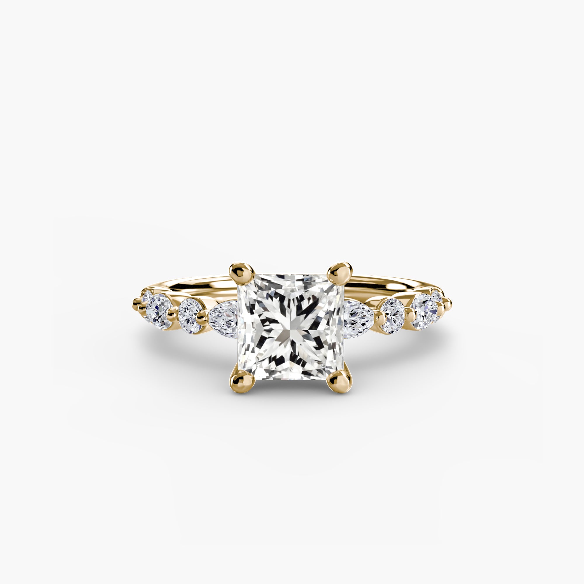 Venice Solitaire with Eternity Pavé