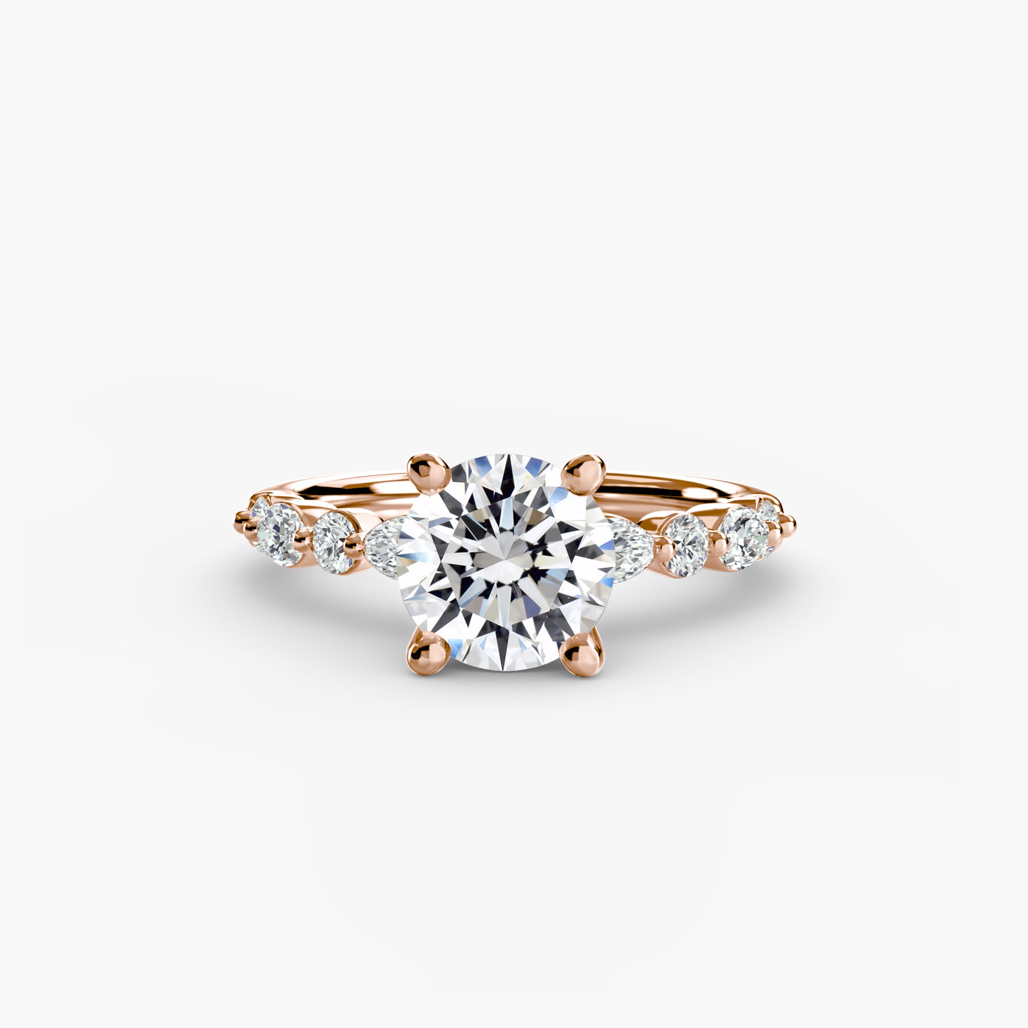 Venice Solitaire with Eternity Pavé