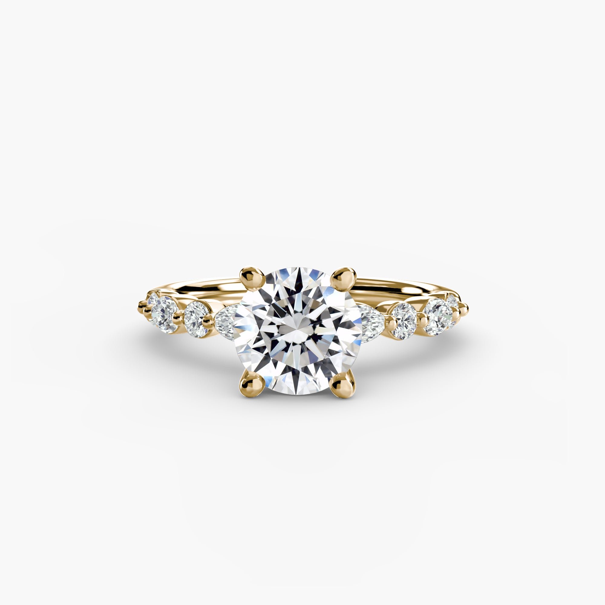 Venice Solitaire with Eternity Pavé
