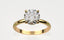 Hidden Halo Lab Diamond Engagement Ring