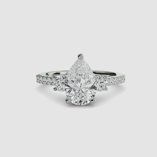 Catalina Three-Stone Setting